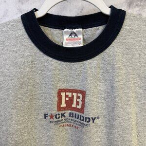 Vintage F*ck Buddy Skate T Shirt Mens L 90s Y2K Streetwear ajaxx63